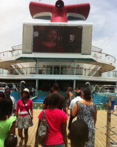 Carnival Destiny Lido Deck