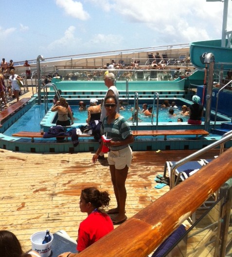 Carnival Destiny Pools