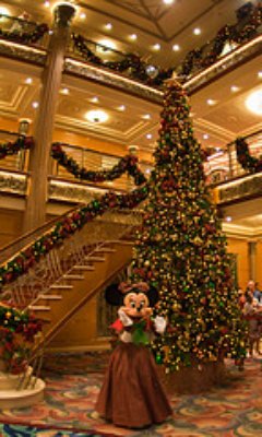 Decorated Mini Mouse on cruise ship