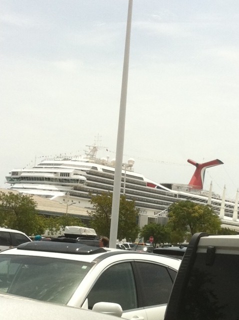 Carnival Destiny in Miami Port