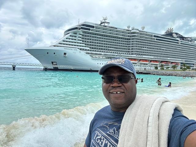 Off the Ship in Ocean Cay Off the Ship in Ocean Cay